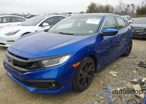2020 Honda Civic Sport from USA, damaged, VIN 2HGFC2F87LH571349